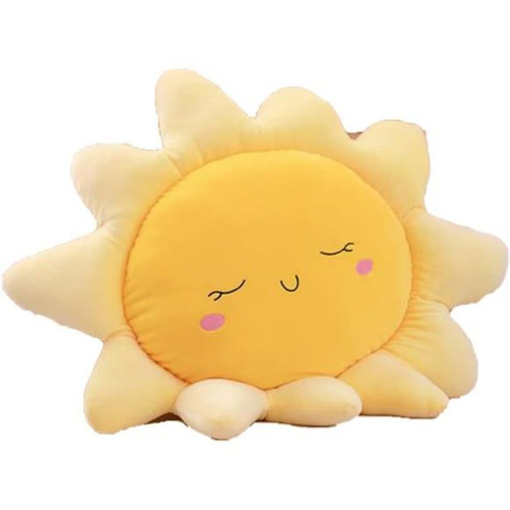 Oversized Sun Floor Pillow Plush Cushion 22 inch Round Throw Pillow for Kids Roo